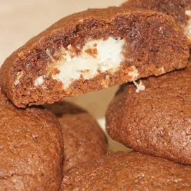 Шоколадное печенье с кокосом, 1 кг.